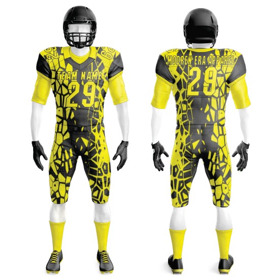 100% Polyester spandex American Football Shirt Uniform High Quality Sublimation American Football Uniforms sets
