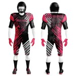 Wholesale Short Sleeve American Football Uniforms Custom Printed Breathable Top Sportswear with Embroidery Low MOQ