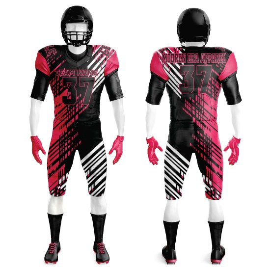 Wholesale Short Sleeve American Football Uniforms Custom Printed Breathable Top Sportswear with Embroidery Low MOQ