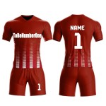 Custom Designed Soccer Club Team Uniforms New France Jersey Shirt Sublimated Print Personalization for Adults