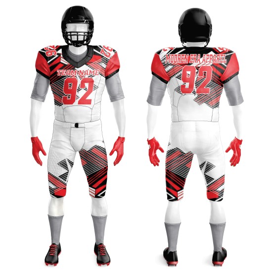 Custom Designed American Football Jerseys with Short Sleeves Sublimation Uniforms Contact Supplier for Similar Products