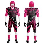 New Model Reversible American Football Uniforms Personalized Short Sleeve Mesh Jersey Sublimated Printed for Summer Use