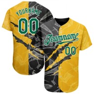 Custom Logo 3D Embroidery Mesh Baseball Jersey Men's Softball Blank T-Shirt Plain Pattern Youth Size