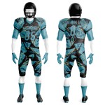 Wholesale Men Sublimation Embroidered Pro Quality Polyester Sublimation American Football Uniforms