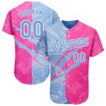 Custom Logo 3D Pattern Embroidery Baseball & Softball Uniform Breathable Sublimation Jersey Style Shirt