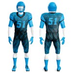 100 % Polyester Top Quality Clothes Club Customized Football Jerseys Sportswear Sublimation American Football Uniforms