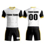 High Quality Custom Men's Football Kits Soccer Jersey Set for Team Training Sublimation Soccer Uniforms with Custom Name