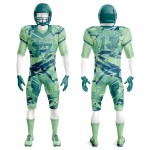 Wholesale Men Sublimation Embroidered Pro Quality Polyester Sublimation American Football Uniforms