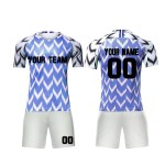Unisex Quick-Drying Soccer Training Uniform Popular Kids Soccer Suit with Custom Name Logo Heat Sublimation Shirts Set Style