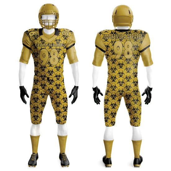 Custom Team Wear American Football Uniforms Wholesale Custom Design American Football Uniforms Plus Size Short Custom Sublimated