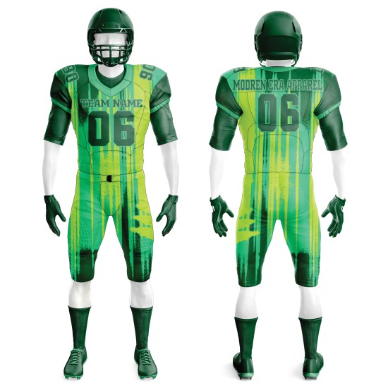 Wholesale Short Sleeve American Football Uniforms Custom Printed Breathable Top Sportswear with Embroidery Low MOQ