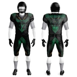 Custom Designed American Football Jerseys with Short Sleeves Sublimation Uniforms Contact Supplier for Similar Products